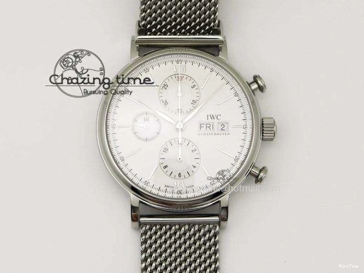 MIROTIME 0201 MoistureWicking Da Vinci IW356601 SS MKF 1:1 Best Edition Blue Dial On Black Leather Strap A 7233